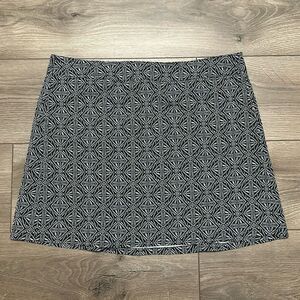 RipSkirt Hawaii 16" Black Pearl Batik Cover Up Wrap‎ Skirt Size Large